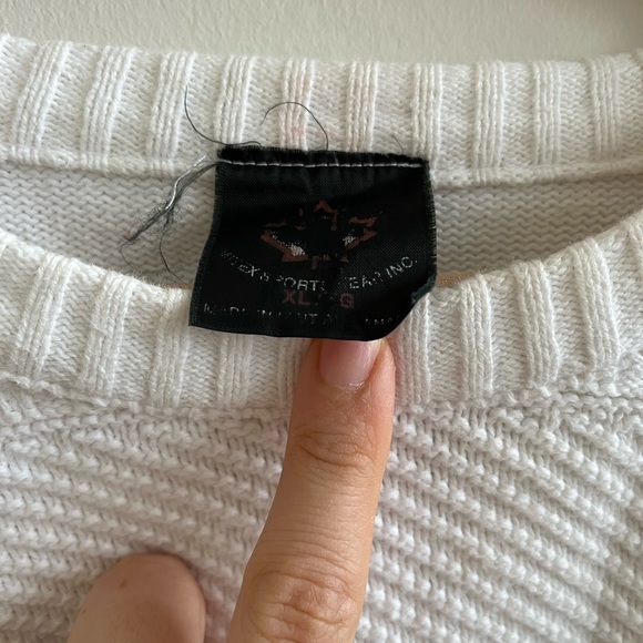 Vintage Knit 100% Cotton Sweater - Picture 3 of 5